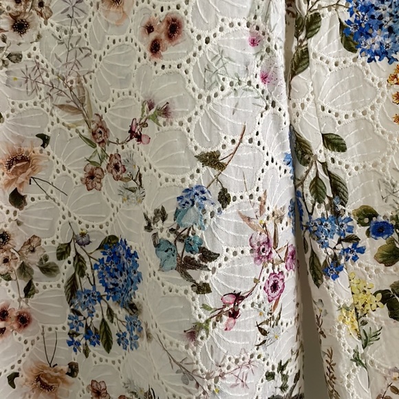 Zara floral pants size small - Picture 2 of 5